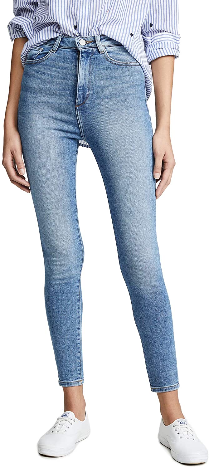 Price:$179.00    DL1961 Women's Chrissy Ultra High Rise Skinny Jeans  Clothing