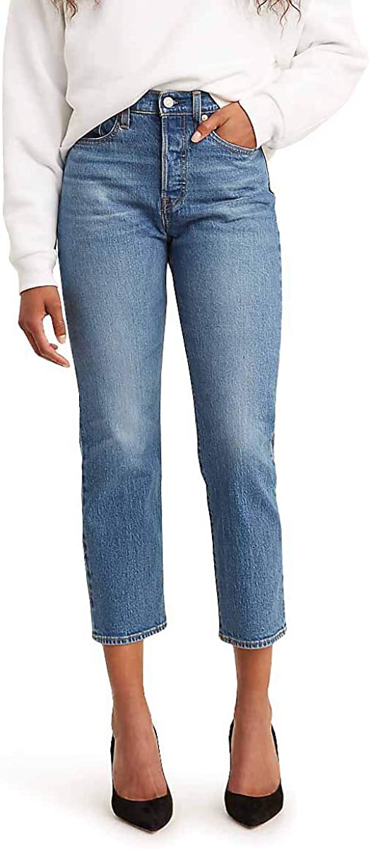 Price:$44.99 Levi's Plaid Wedgie Fit Straight Women's Jeans at Amazon Women's Jeans store