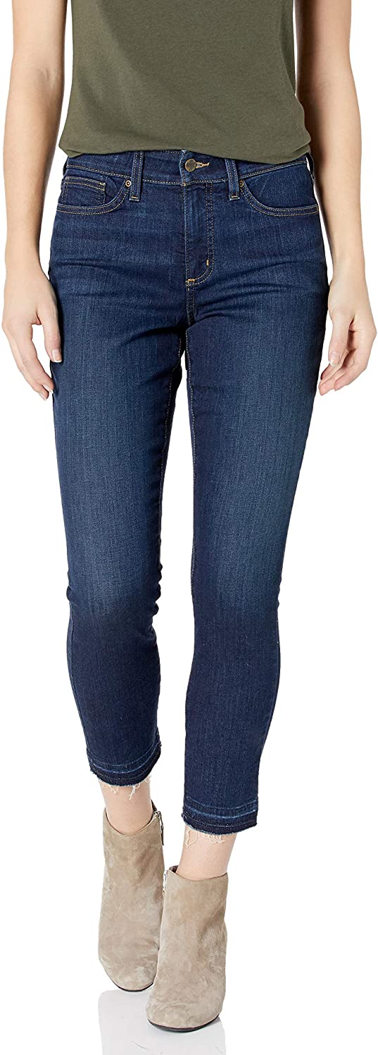 Price:$34.99 NYDJ Women's Alina Skinny Ankle Jeans with Hem at Amazon Women's Jeans store