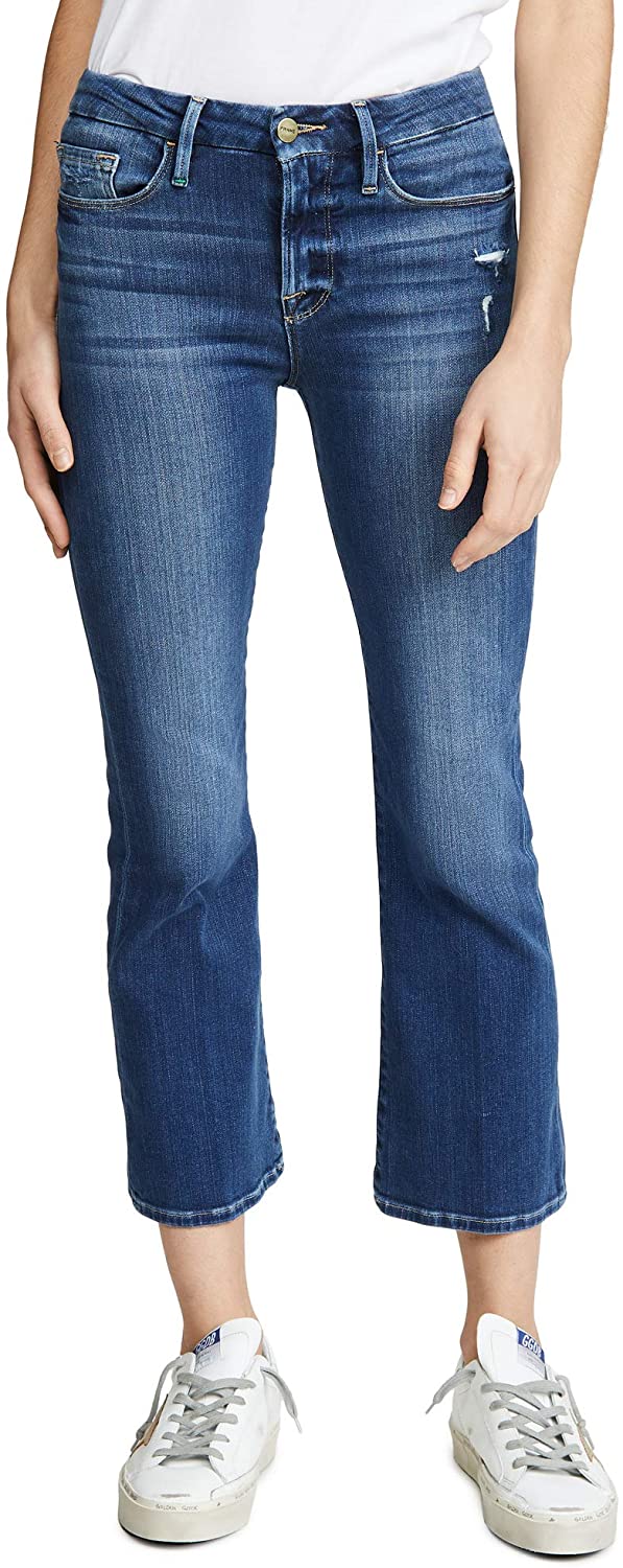 Price:$225.00 FRAME Women's Le Crop Mini Boot Jeans at Amazon Women's Jeans store