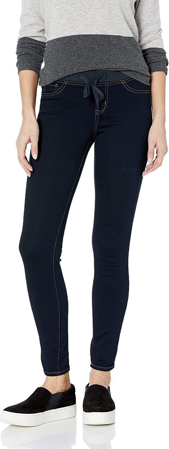 Price:$19.22 L.e.i. Women's Dorm Pull on Jegging with Tie Detailing in Knit Denim at Amazon Women's Jeans store