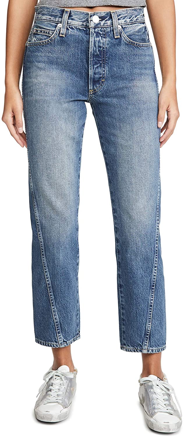 Price:$280.00 AMO Women's Loverboy Twist High Rise Twist Seam at Amazon Women's Jeans store