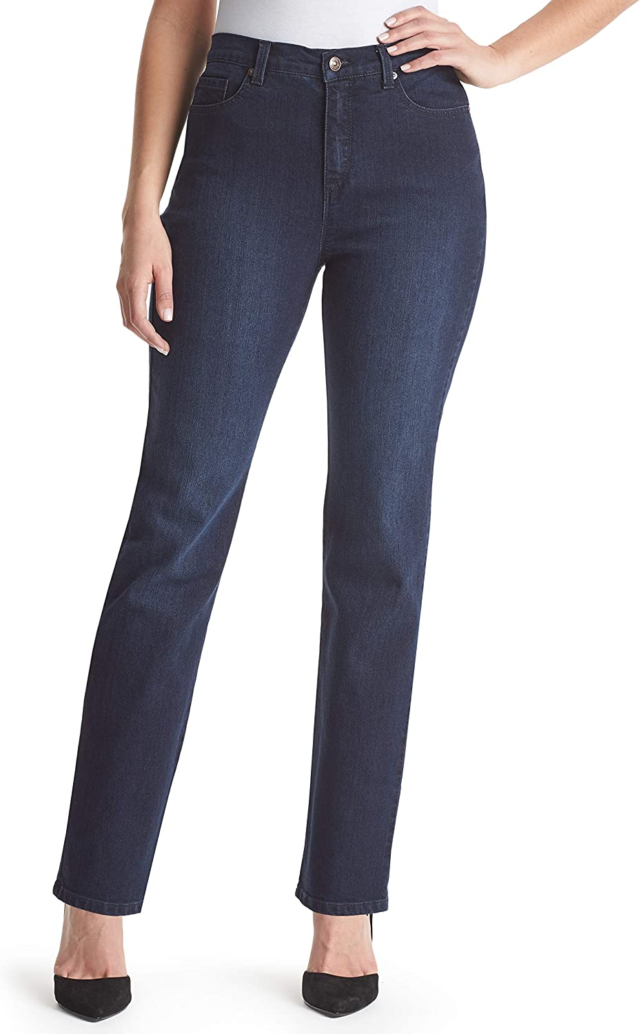 Price:$24.99    Gloria Vanderbilt Women's Petite Amanda Classic Tapered Jean, Portland Wash, 6P  Clothing