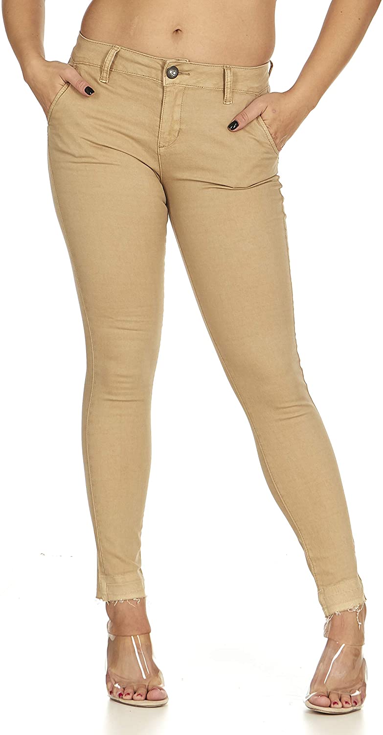 Price:$17.66 Cover Girl Women's Cute Twill Pants Denim Trouser Colored Skinny Jeans Juniors at Amazon Women's Jeans store
