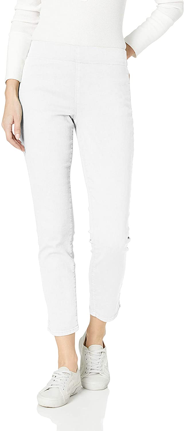 Price:$58.00 NYDJ Womens Pull-On Skinny Ankle in Optic White at Amazon Women's Jeans store