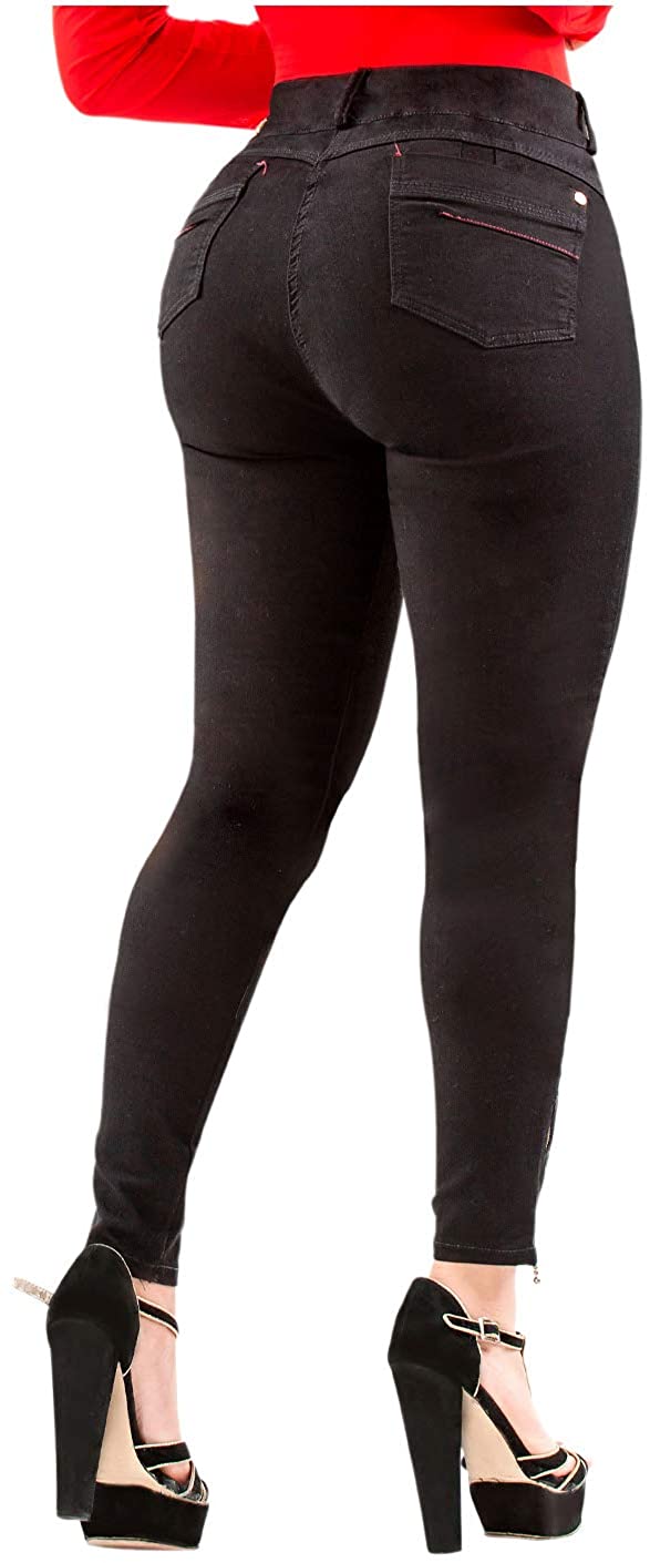 Price:$34.99 LT.ROSE Butt Lifting Colombian Jeans Pantalones Colombianos Levanta Cola at Amazon Women's Jeans store