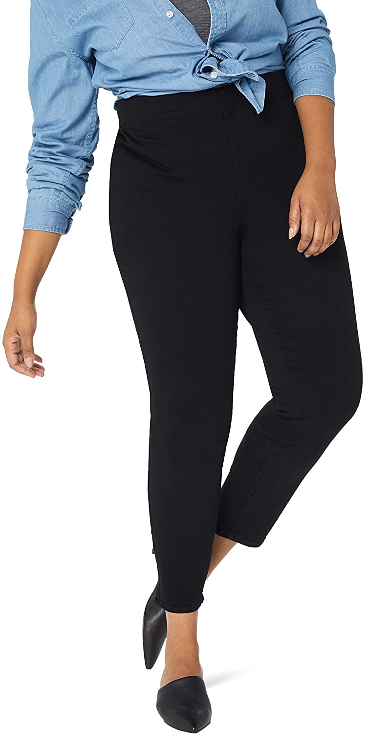 Price:$62.85 NYDJ Women's Plus Size Pull on Skinny Ankle Jean in Sure Stretch Denim at Amazon Women's Jeans store