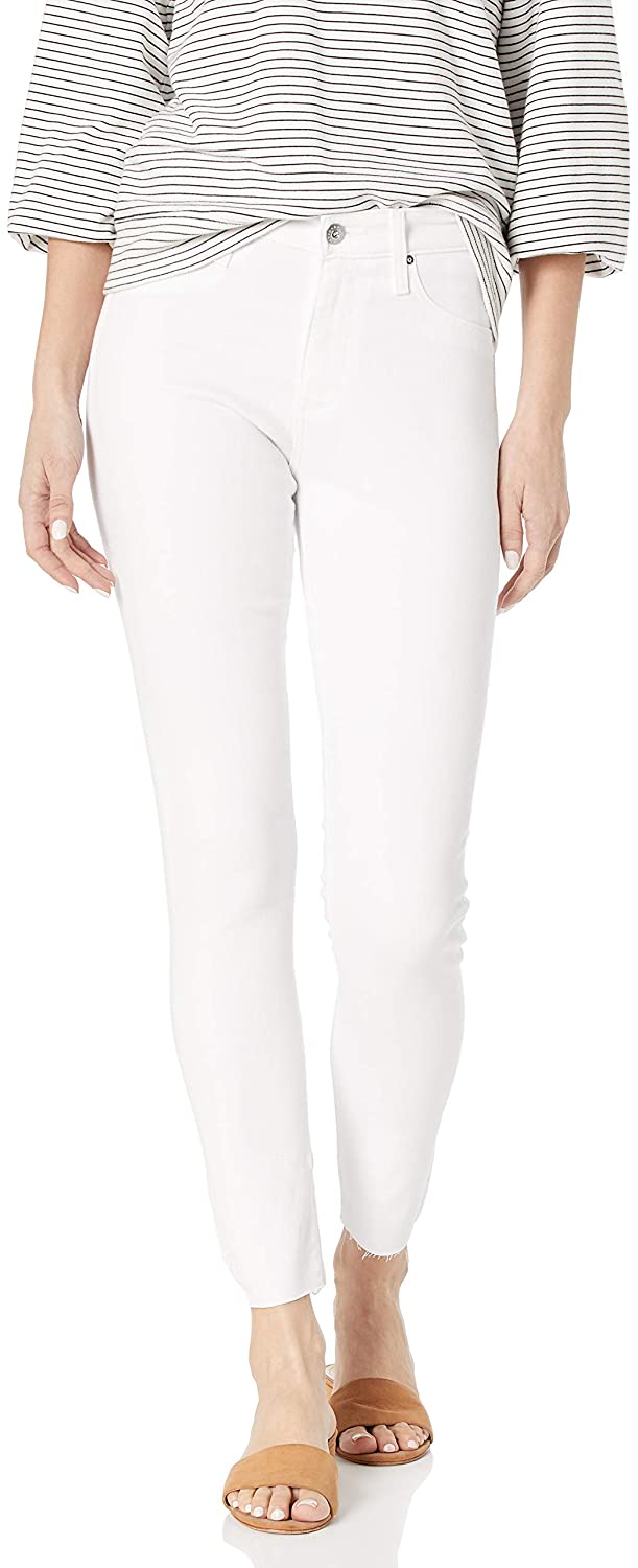 Price:$188.00    AG Adriano Goldschmied Women's Farrah Skinny Ankle Raw Hem  AG  Clothing