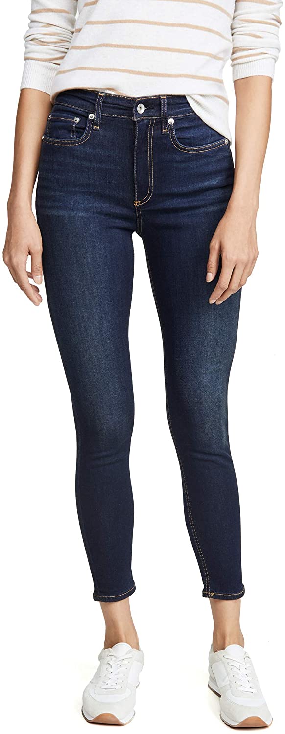 Price:$195.00 Rag & Bone/JEAN Women's Nina High Rise Ankle Skinny Jeans at Amazon Women's Jeans store