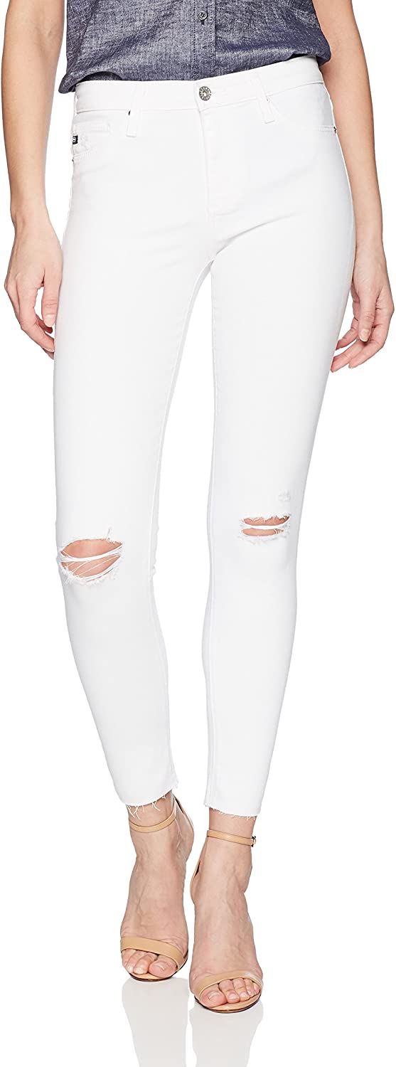 Price:$161.36    AG Adriano Goldschmied Women's Denim Farrah Skinny Ankle Letdown Hem  Clothing