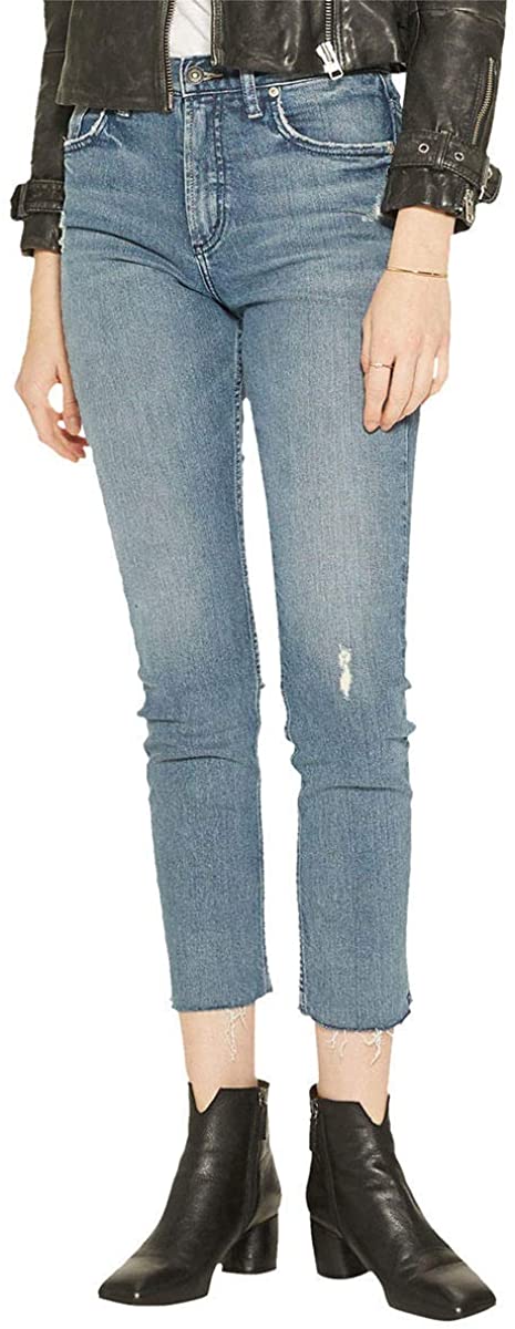 Price:$14.43    Silver Jeans Co. Women's Frisco Vintage High Rise Straight Leg Jeans  Clothing