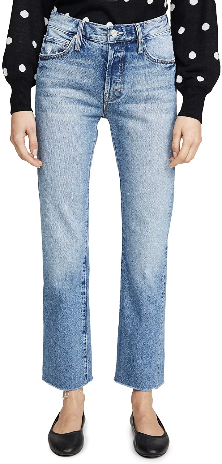 Price:$258.00 MOTHER Women's The Scrapper Cuff Ankle Fray Jeans at Amazon Women's Jeans store