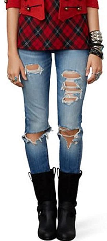 Price:$112.50 Ralph Lauren Denim & Supply Distressed Skinny Jeans at Amazon Women's Jeans store