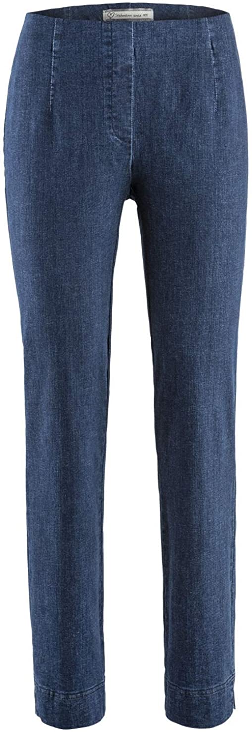 Price:$138.00 Stehmann Ina-760W Dark Blue Denim at Amazon Women's Jeans store