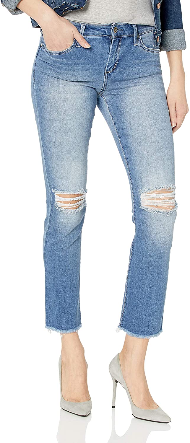 Price:$37.77 Jessica Simpson Women's Arrow Straight Ankle Jean, Beach - Destruction, 29 at Amazon Women's Jeans store