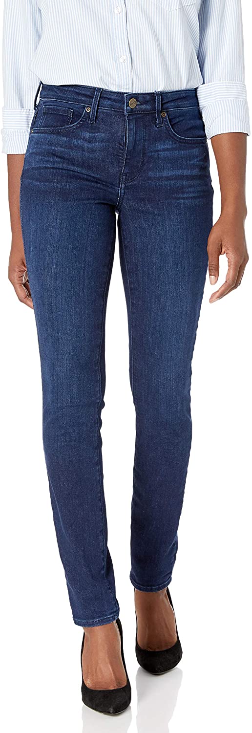 Price:$67.48    NYDJ Women's Petite Size Alina Skinny Jeans, Denslowe, 0P  Clothing
