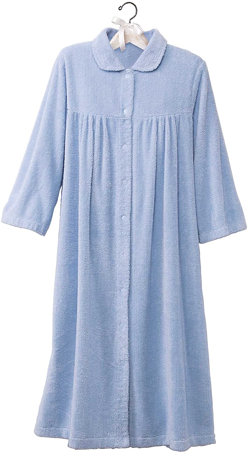 Price:$61.95 National Chenille Gripper Robe at Amazon Women’s Clothing store