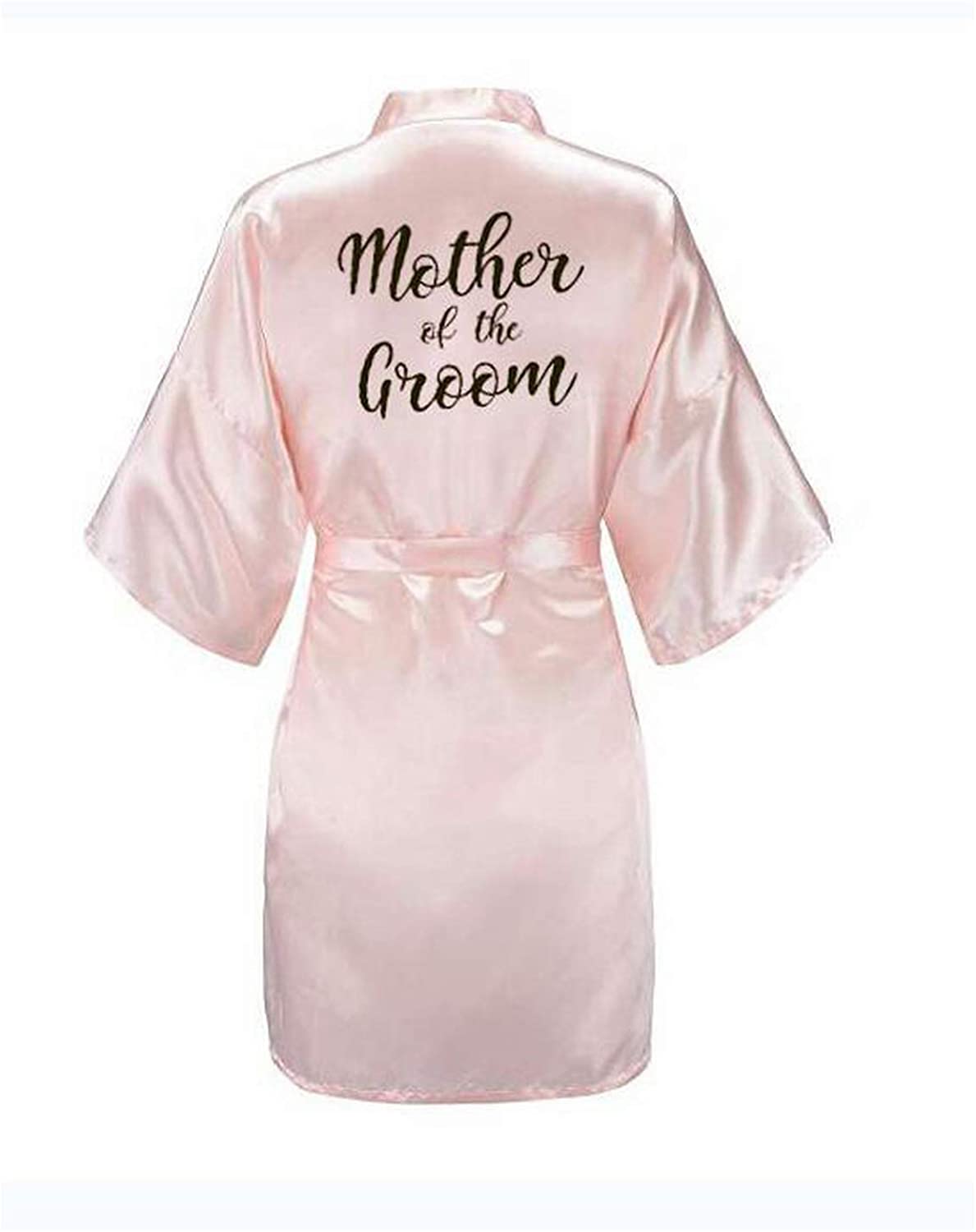 Price:$18.79 Bride Bridesmaid Robe with Letters Mother Sister of The Bride Wedding Gift Bathrobe Kimono Satin Robes at Amazon Women’s Clothing store