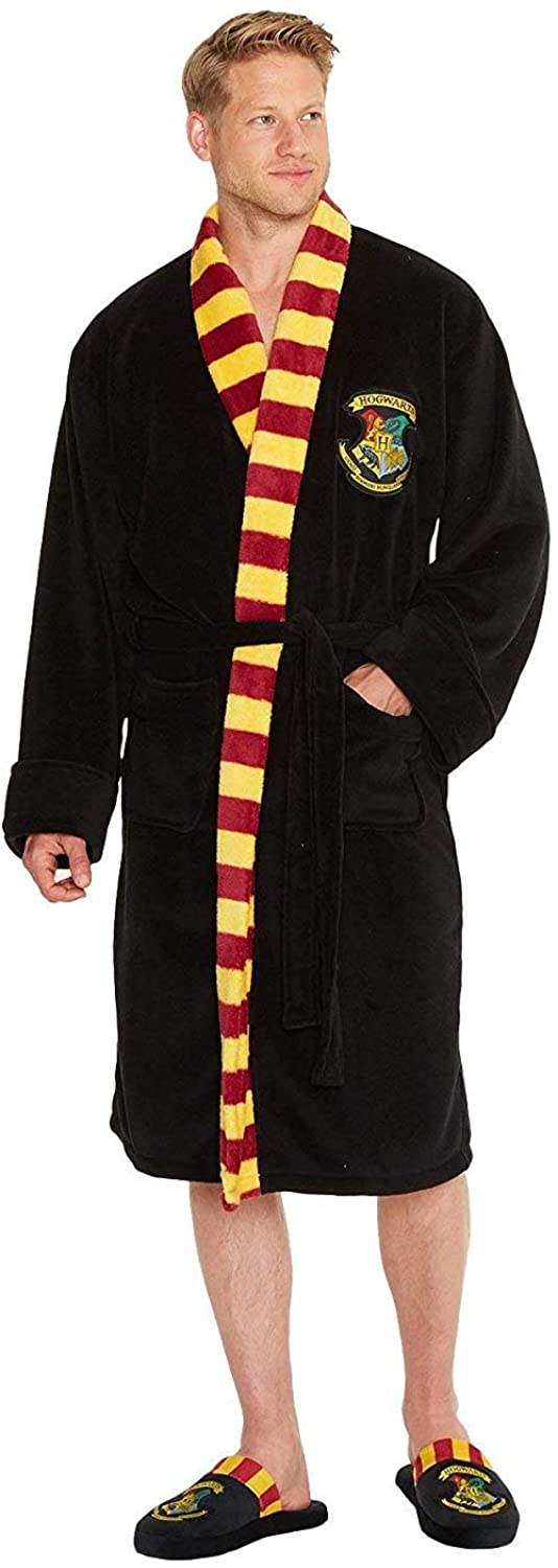 Price:$26.00    Mens Or Womens Official Harry Potter Hogwarts Bathrobe  Clothing