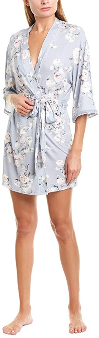 Price:$29.99 Flora Nikrooz Womens Knit Wrap, L, Blue at Amazon Women’s Clothing store