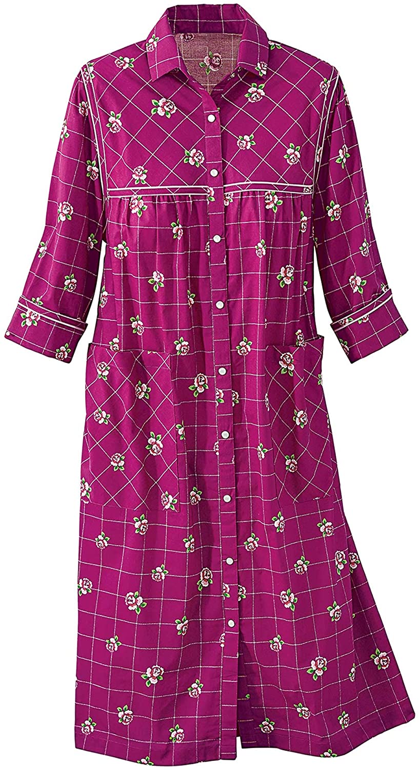 Price:$24.48 Swirl Floral Windowpane Models Coat at Amazon Women’s Clothing store