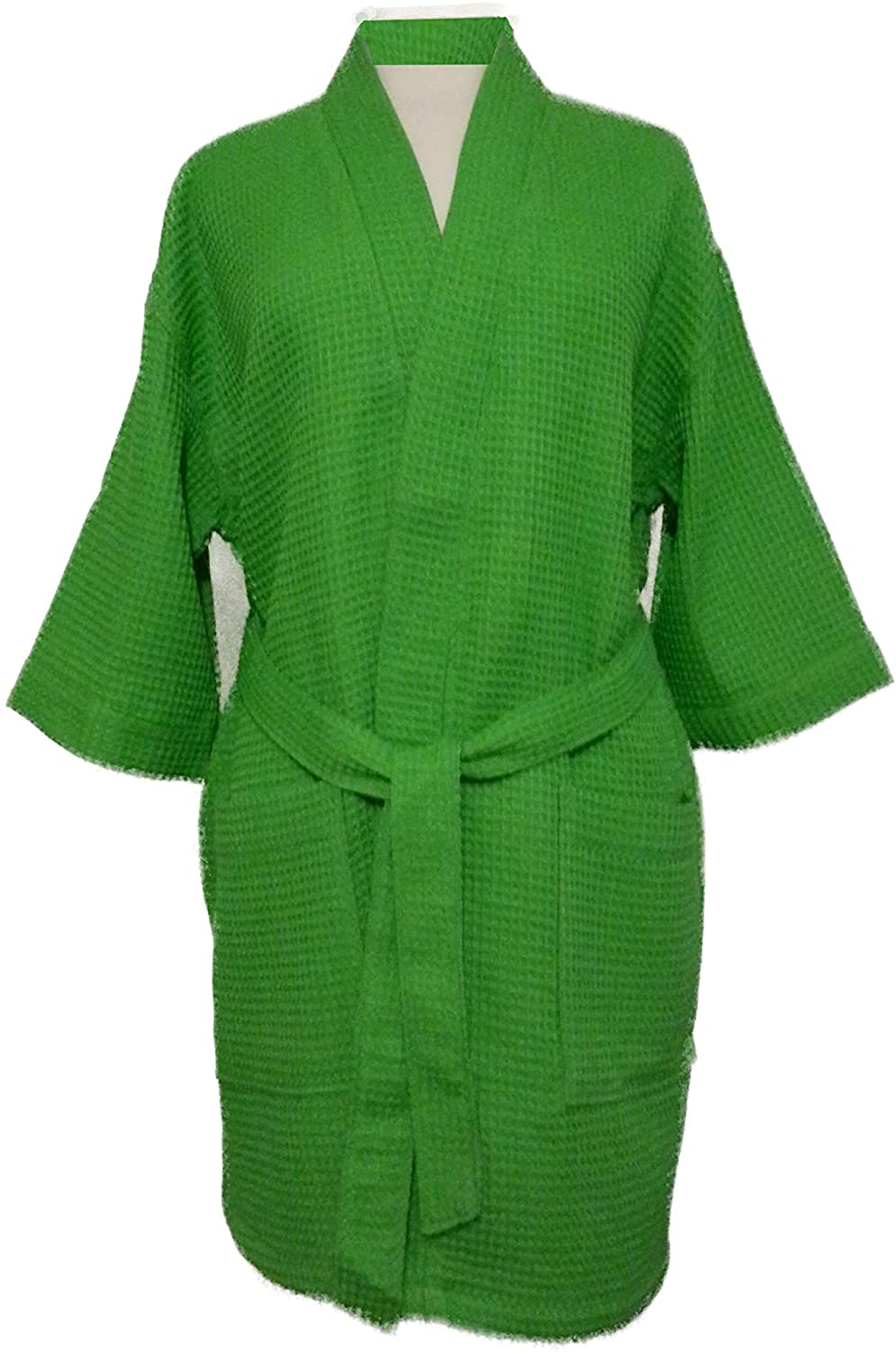 Price:$27.99 Tri Color Robes Cotton Waffle Robe Lime Green Monogrammed Gifts Bridesmaids Gifts at Amazon Women’s Clothing store