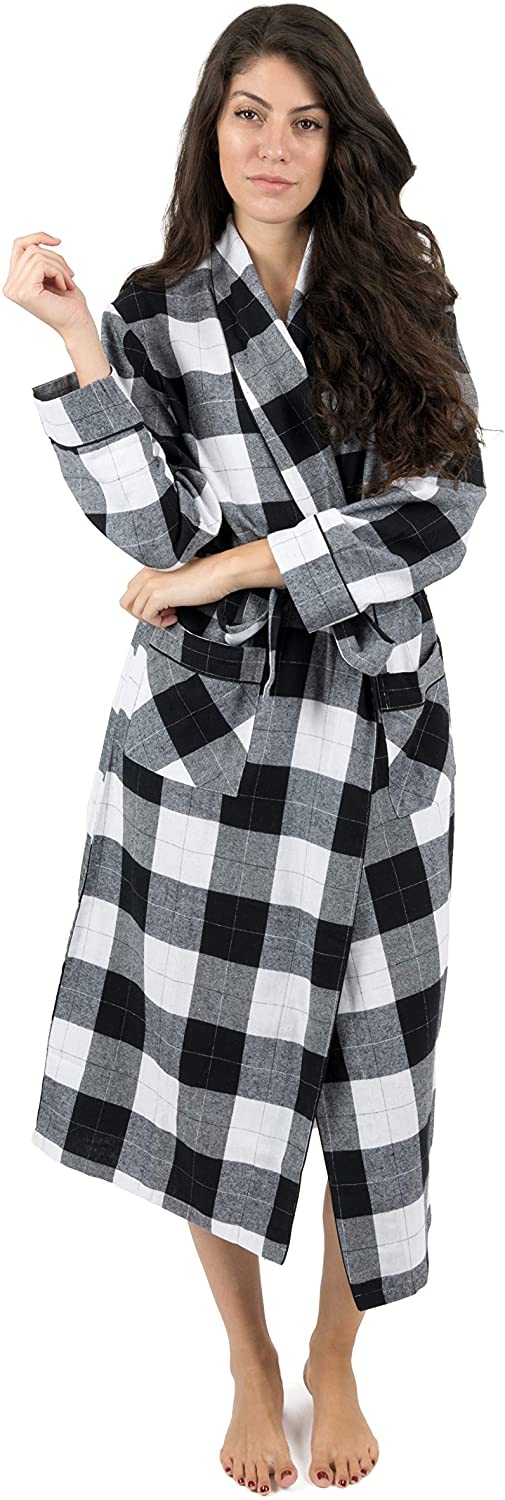 Price:$19.98 Leveret Womens Flannel Robe Christmas Robe (Size X-Small-XX-Large) at Amazon Women’s Clothing store