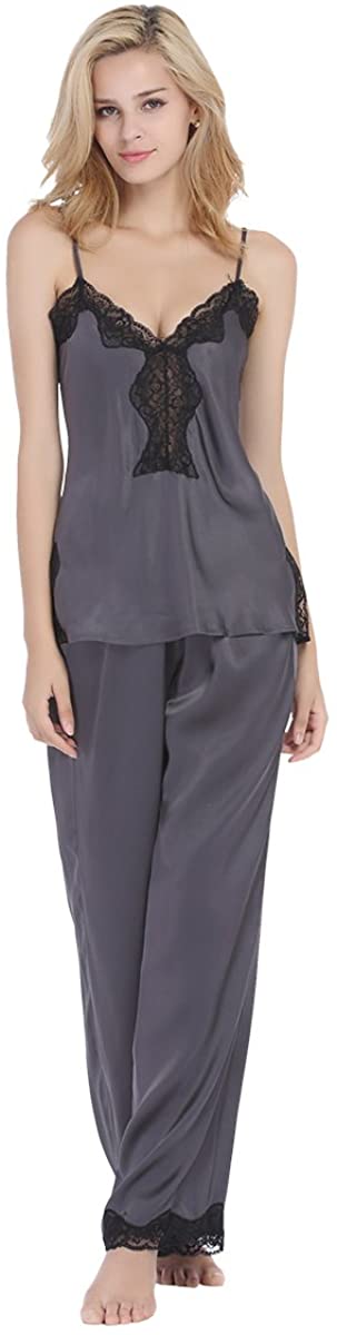 Price:$78.99 MI CHIAMO Women's Pure Colour Short Slik Kimono Robes Bathrobe Bridal Party, Grey at Amazon Women’s Clothing store