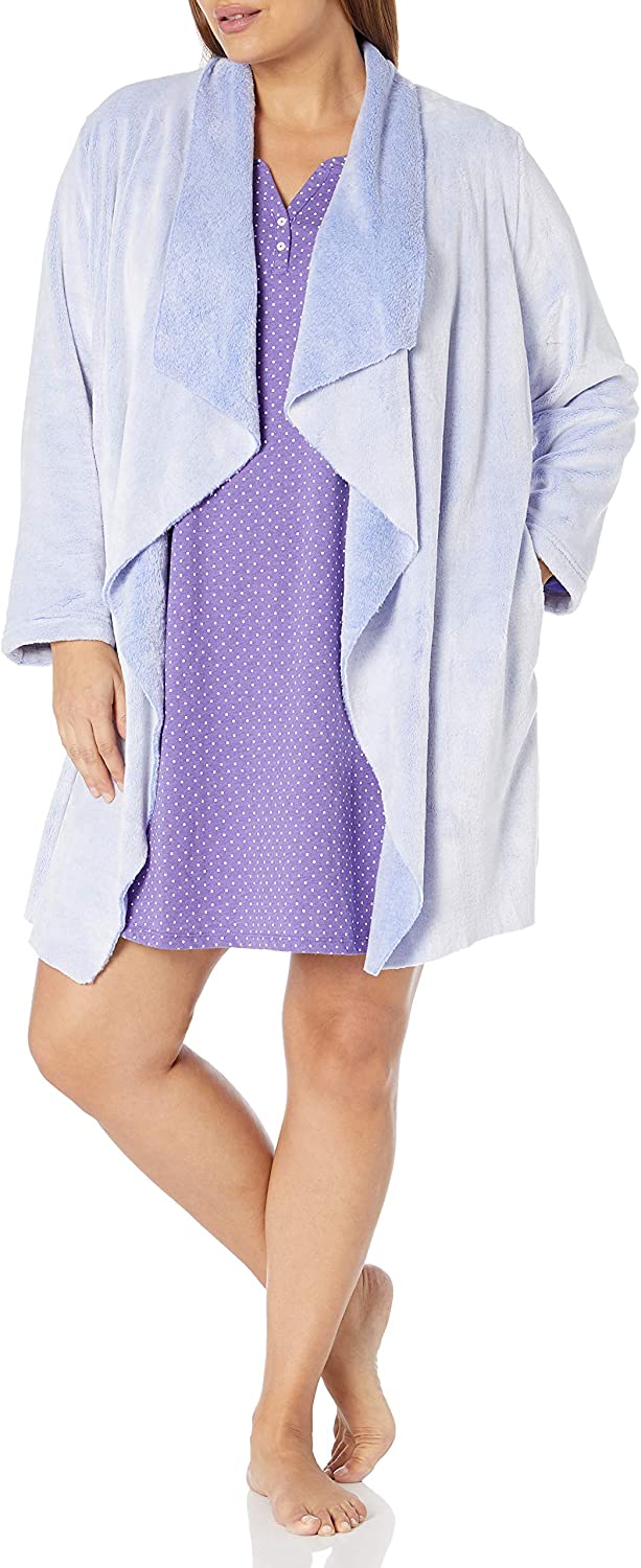 Price:$13.08 Karen Neuburger Women's Long Sleeve Knit Robe at Amazon Women’s Clothing store