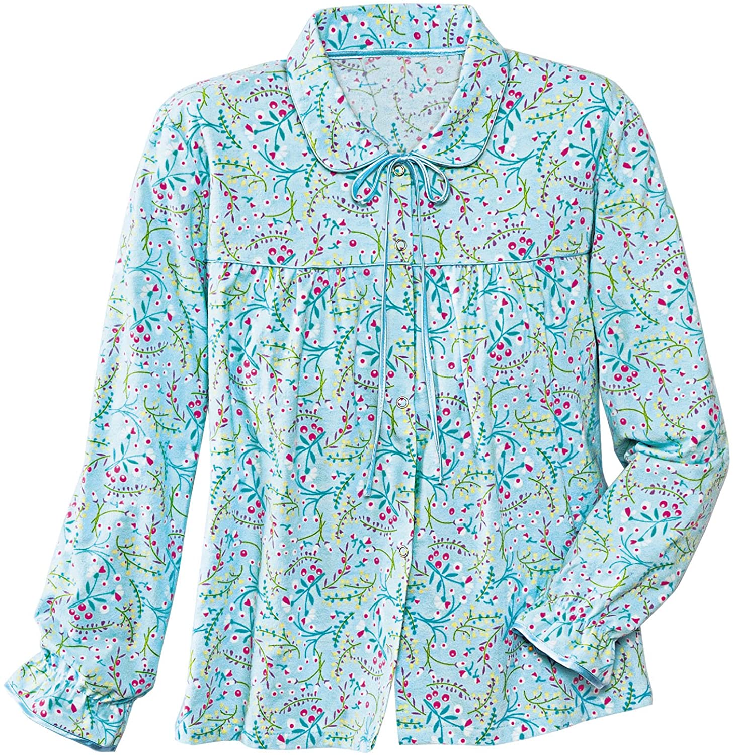 Price:$12.48 LA CERA Flannel Bed Jacket at Amazon Women’s Clothing store