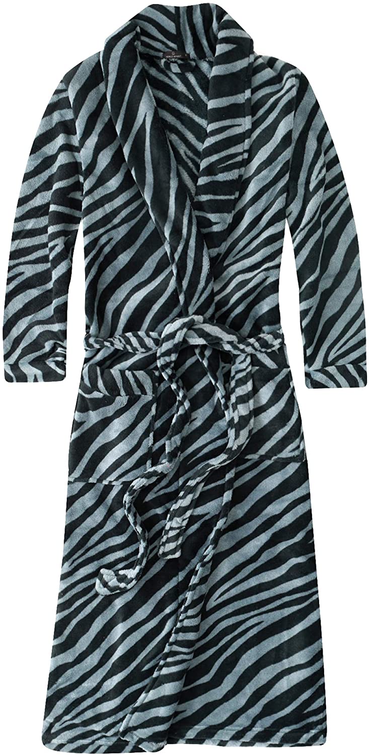 Price:$29.99 Noble Mount Plush Robes for Women, Bathrobes for Women, Fleece Robes for Women, Fuzzy Robe, Fluffy Robe at Amazon Women’s Clothing store