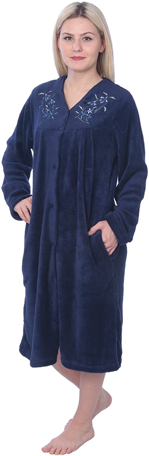 Price:$25.99 Women's Plush Soft Warm Nightgown Fleece Housecoat Duster at Amazon Women’s Clothing store