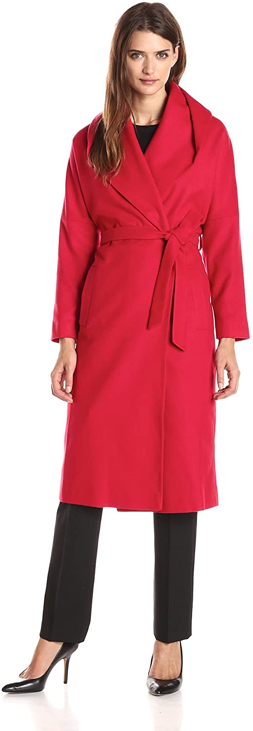 Price:$20.00 Helene Berman Women's Shawl-Collar Long Wrap Coat at Amazon Women’s Clothing store