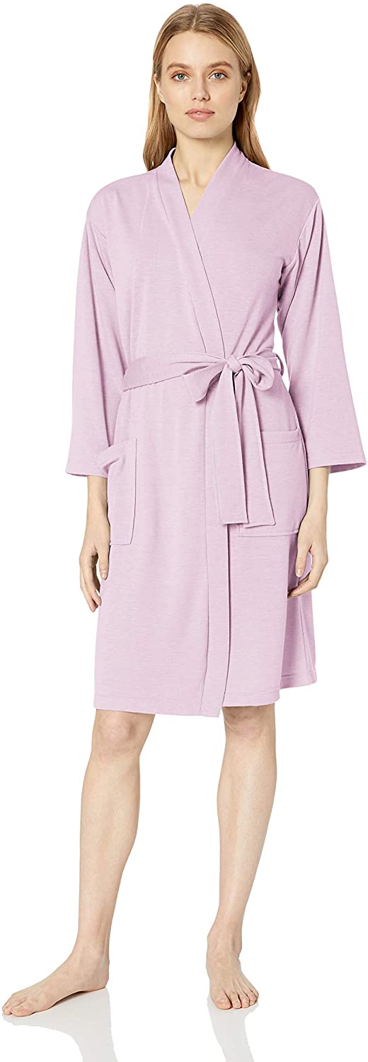 Price:$42.61 N Natori Women's French Terry Knit Robe at Amazon Women’s Clothing store