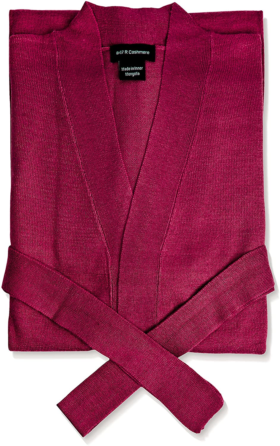 Price:$137.37    a & R Cashmere BW106RAS Cashmere & Wool Robe, One Size, Raspberry  Clothing
