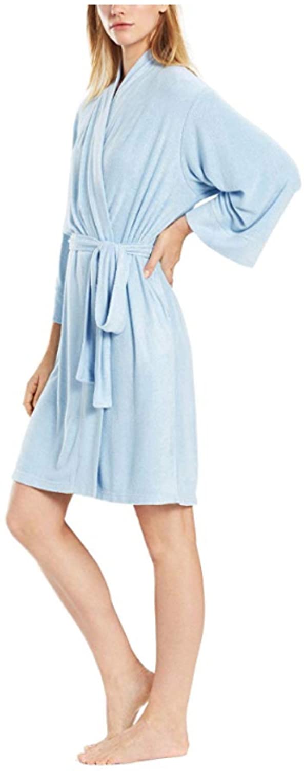 Price:$29.99 Natori Women's Lightweight Terry Robe (Small, Light Blue) at Amazon Women’s Clothing store