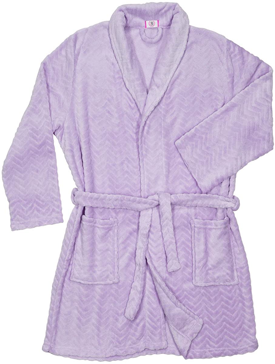 Price:$19.99 North 15 Women's Cozy Warm Plush Fleece Kimono Bathrobe & Spa Set-3000-Lvn Lavender at Amazon Women’s Clothing store