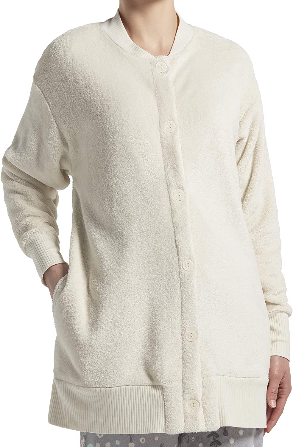 Price:$13.83 HUE Women's Cozy Cardigan Robe at Amazon Women’s Clothing store