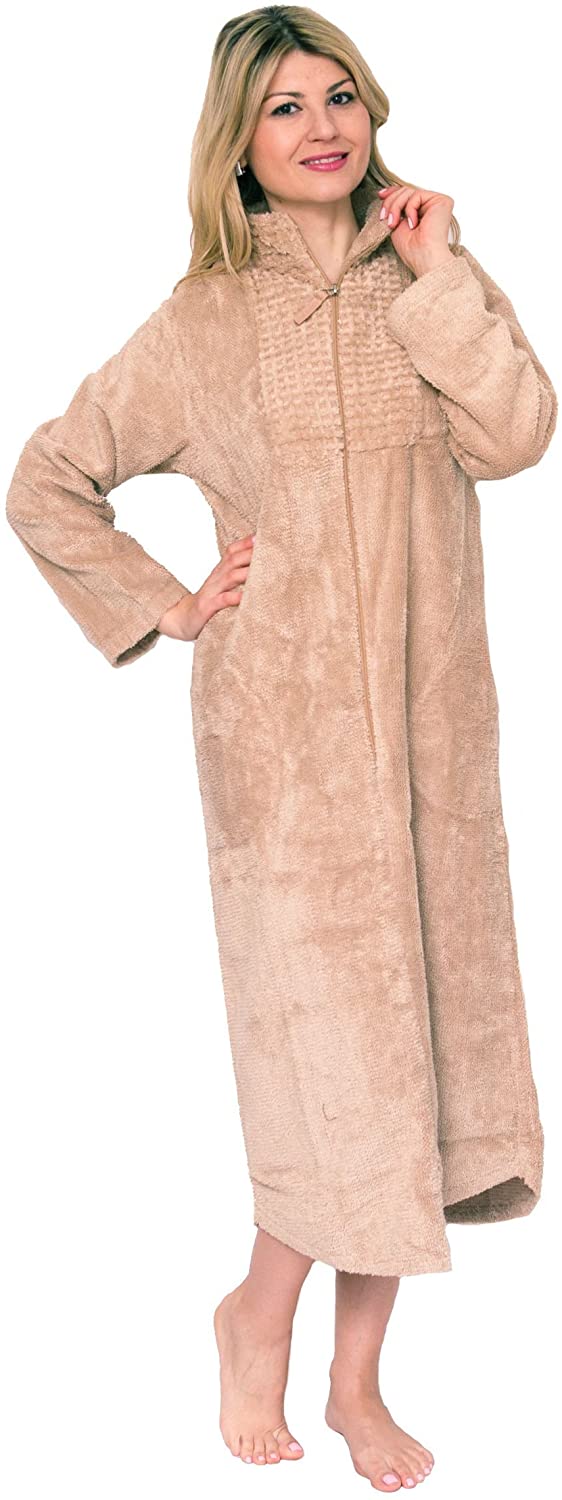 Price:$49.99 Bath & Robes Women's Long Chenille Robe at Amazon Women’s Clothing store