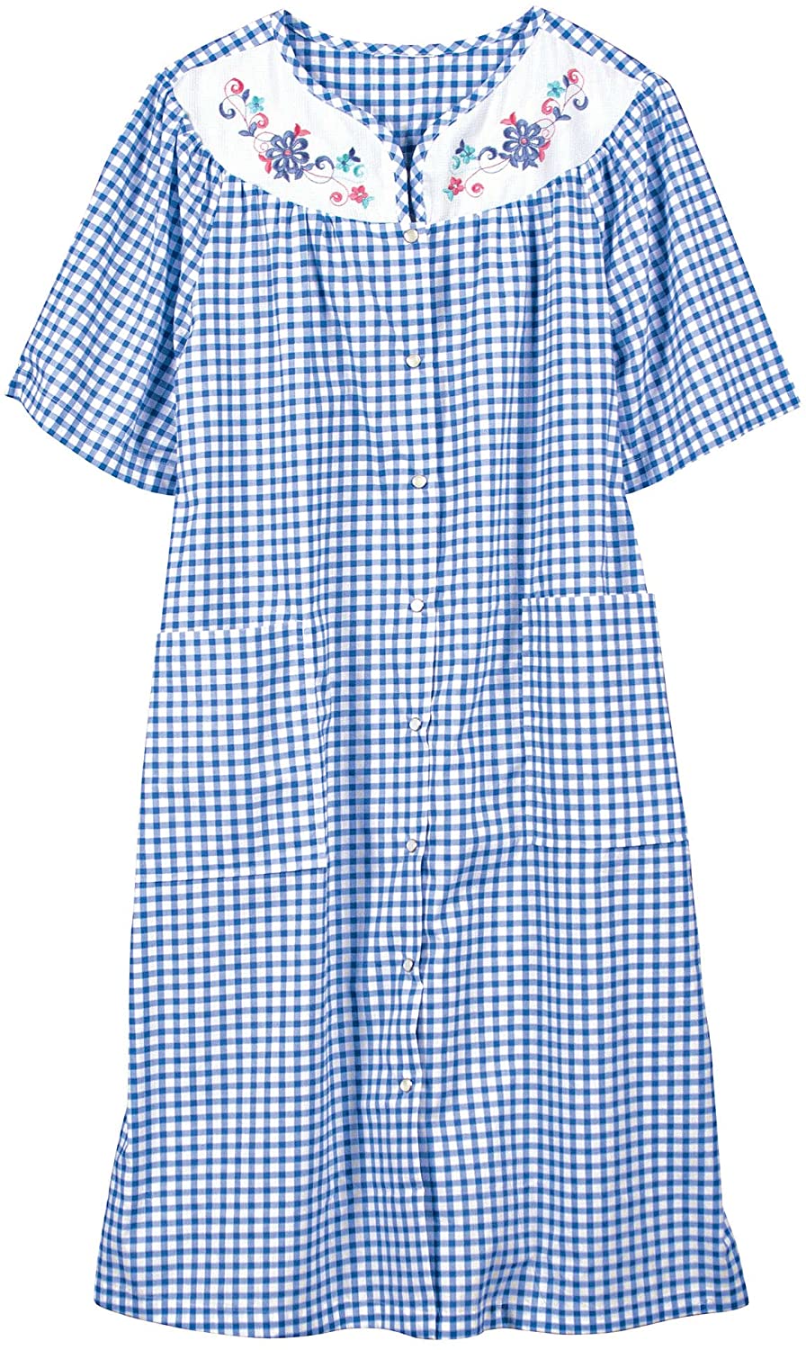 Price:$28.95 National Checked House Coat at Amazon Women’s Clothing store
