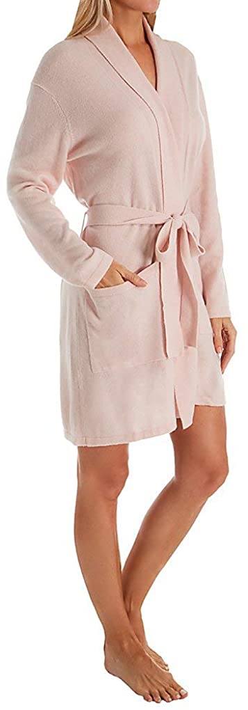 Price:$375.00 Arlotta Women's Cashmere Classic Short Robe with Shawl Collar 2012 at Amazon Women’s Clothing store