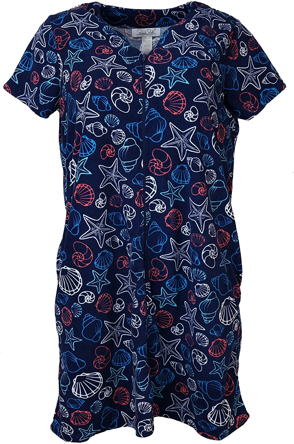 Price:$24.00 International Intimates Women's Terry Zippered Cover-up Robe with Pockets at Amazon Women’s Clothing store