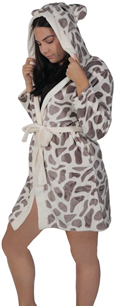 Price:$29.99 Women's Plush Fleece Short Robe (X-Small) at Amazon Women’s Clothing store