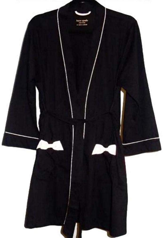 Price:$70.00 Kate Spade Black Bows Cotton Robe Large, XL at Amazon Women’s Clothing store