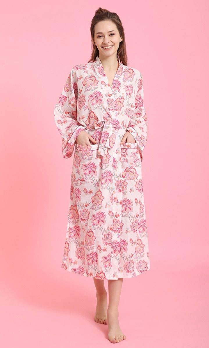Price:$44.95 Mahogany USA Pink Taylor Robe at Amazon Women’s Clothing store