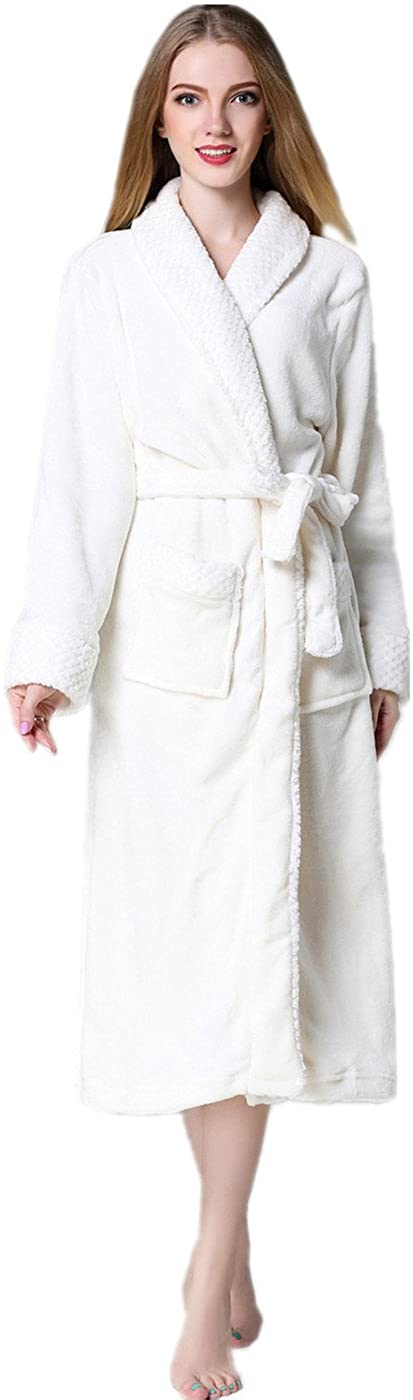 Price:$14.89 VERNASSA Unisex Terry Cloth Robe Hotel Spa Bathrobe Kimono Robes at Amazon Women’s Clothing store