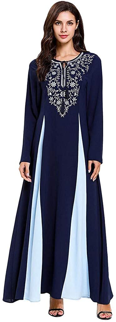 Price:$19.99 National Robe Women Abaya Islamic Muslim Middle Eastern Long Dress at Amazon Women’s Clothing store