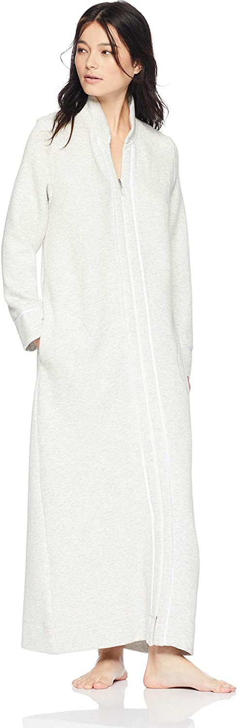 Price:$80.44 Carole Hochman Women's Diamond Quilt Heather Long Zip Robe at Amazon Women’s Clothing store