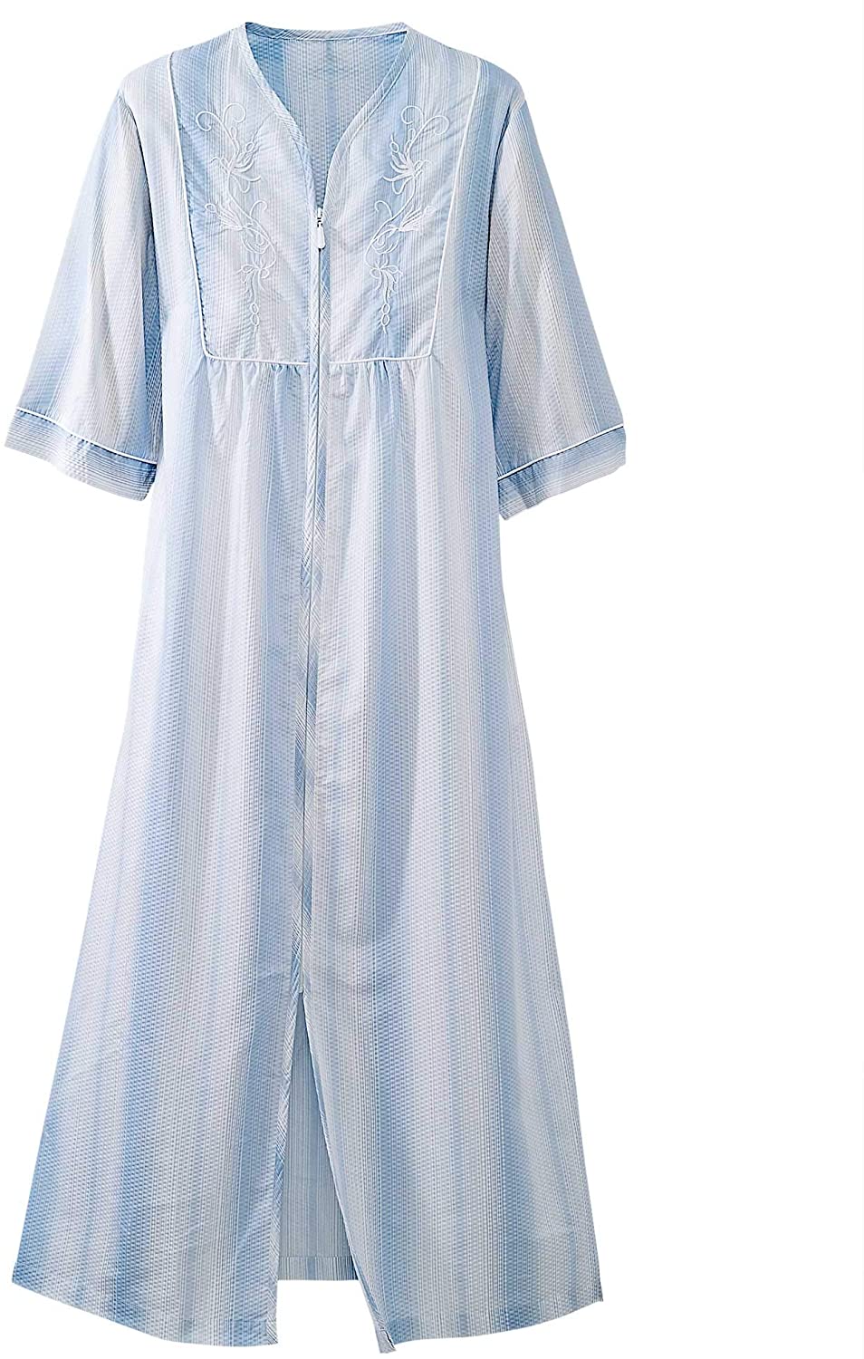 Price:$17.98 National Ombré Stripe Plissé Robe at Amazon Women’s Clothing store