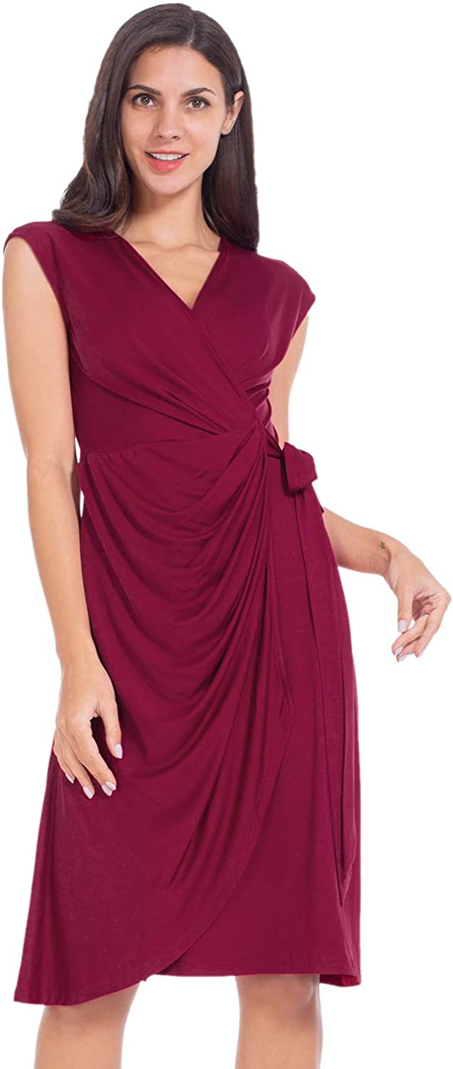 Price:$5.99 Women Short Robes Bathrobe Soft Sleepwear V-Neck Ladies Loungewear at Amazon Women’s Clothing store